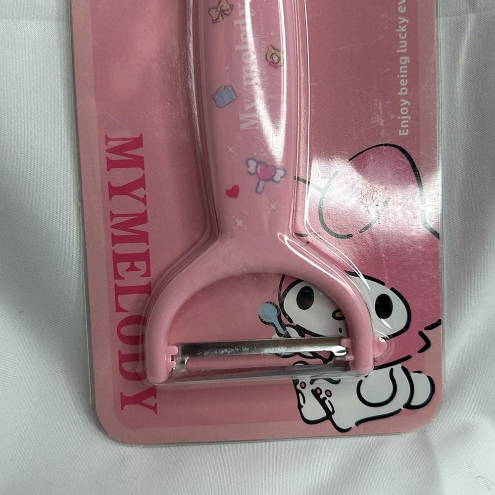 Sanrio My Melody Stainless Steel Fruit Peeler Tool for Effortless Peel… - Picture 3 of 11